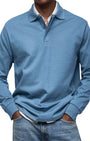 Luxury Long Sleeve Polo Shirt