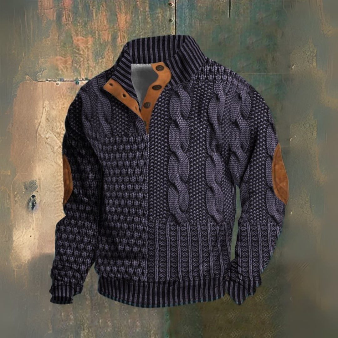 High Collar Casual Sweater