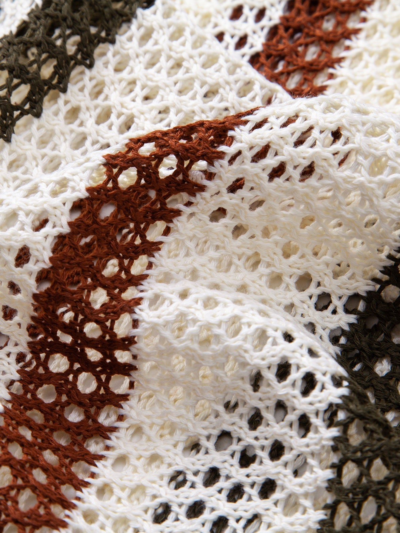 Crochet Polo and Straight-Leg Linen Trousers