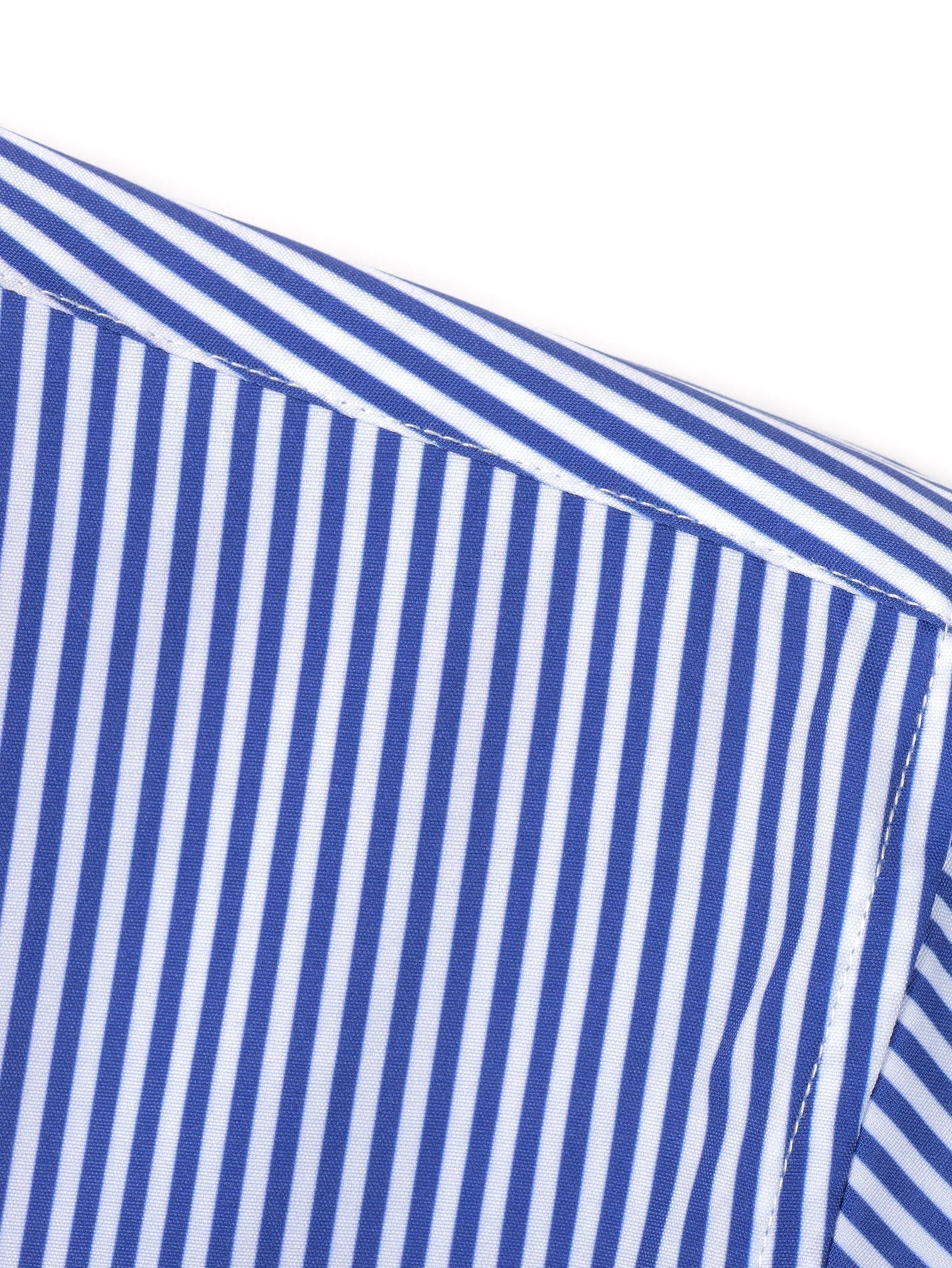 Striped Long Sleeve Shirt with Buttons & Slim Fit Tapered Pants