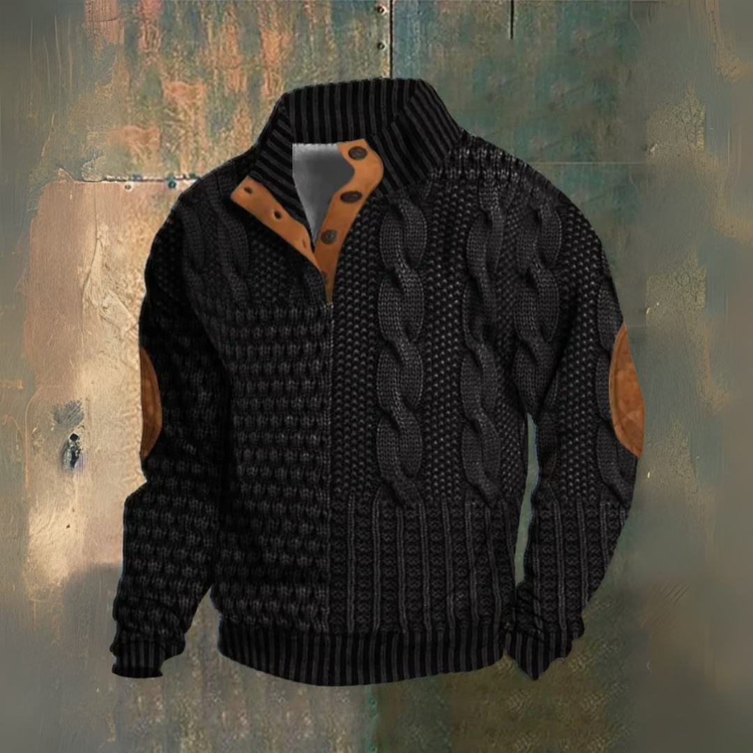 High Collar Casual Sweater