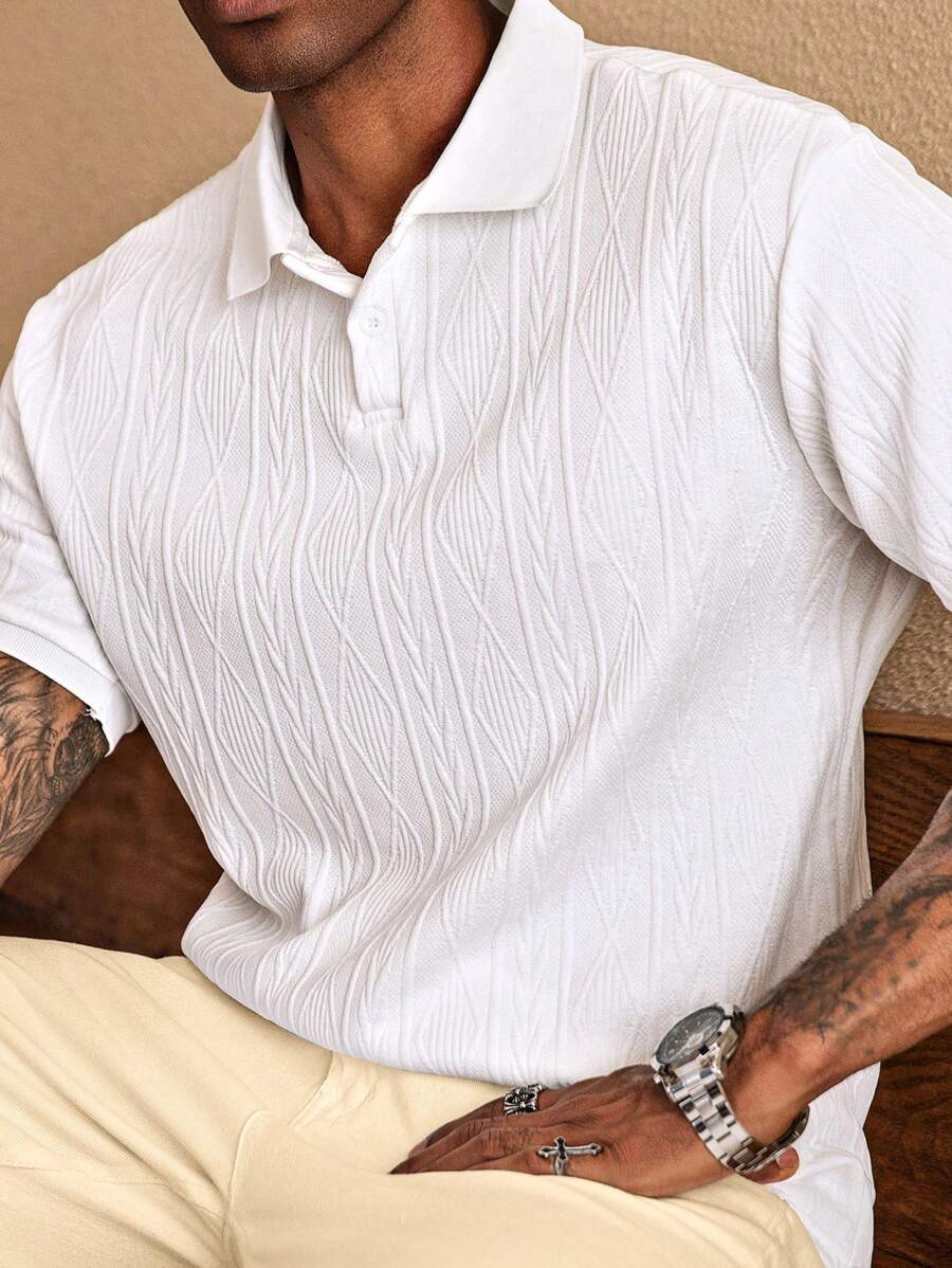 GIANNI | Relaxed Summer Polo with Button Details