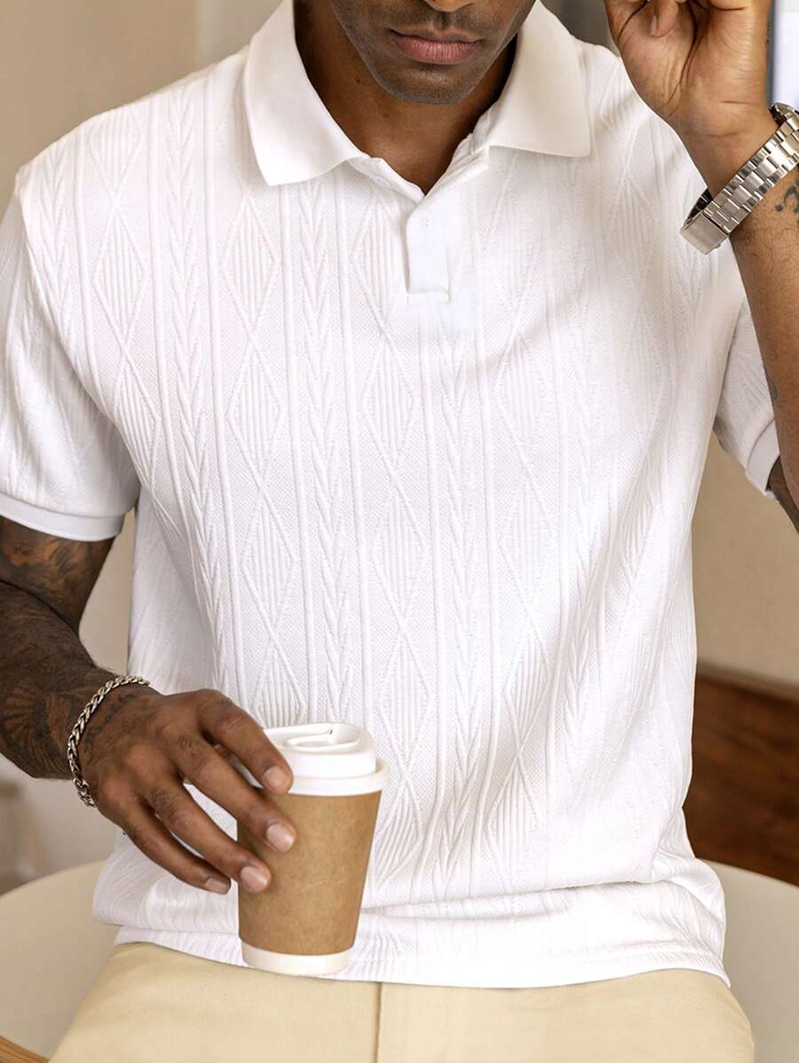 GIANNI | Relaxed Summer Polo with Button Details