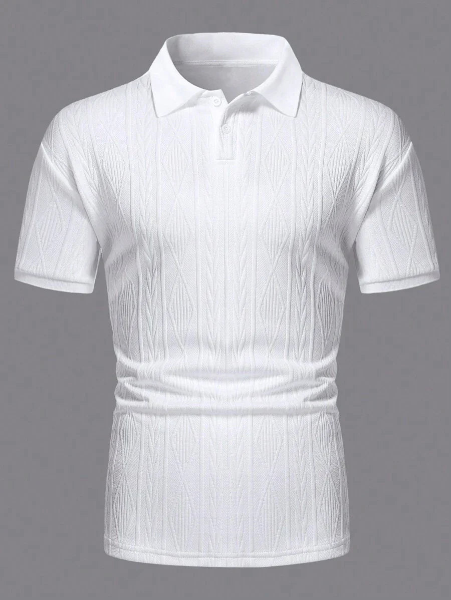 GIANNI | Relaxed Summer Polo with Button Details