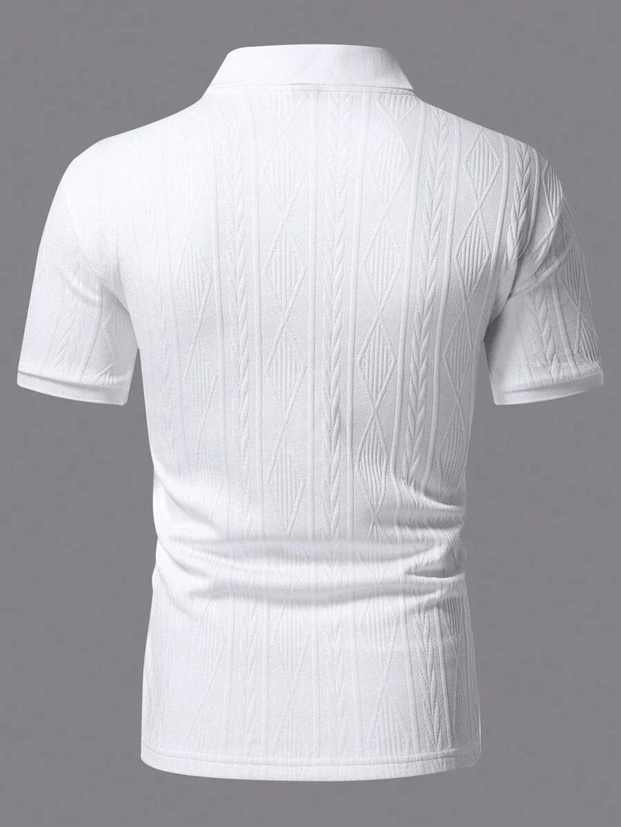 GIANNI | Relaxed Summer Polo with Button Details