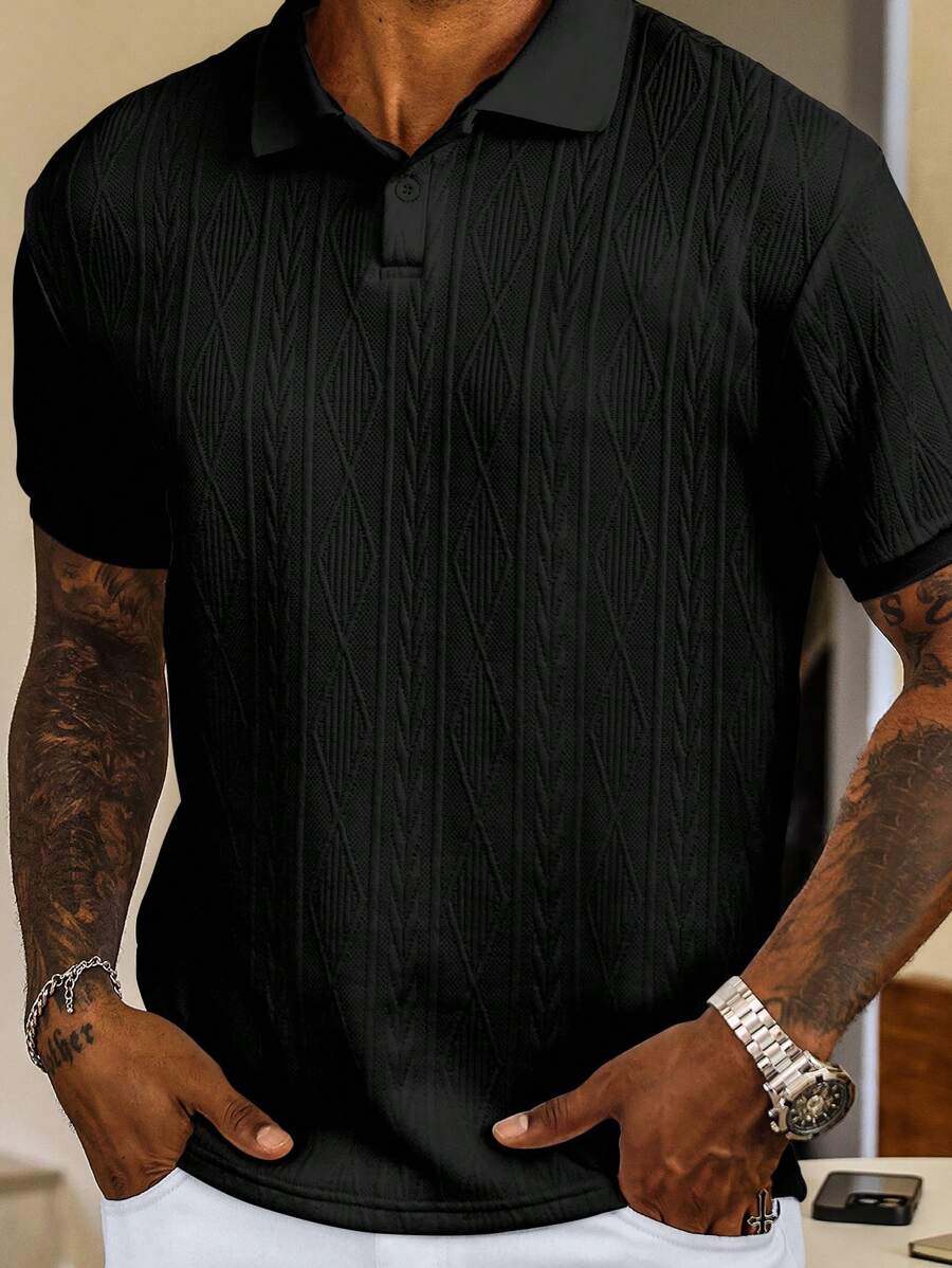 GIANNI | Relaxed Summer Polo with Button Details