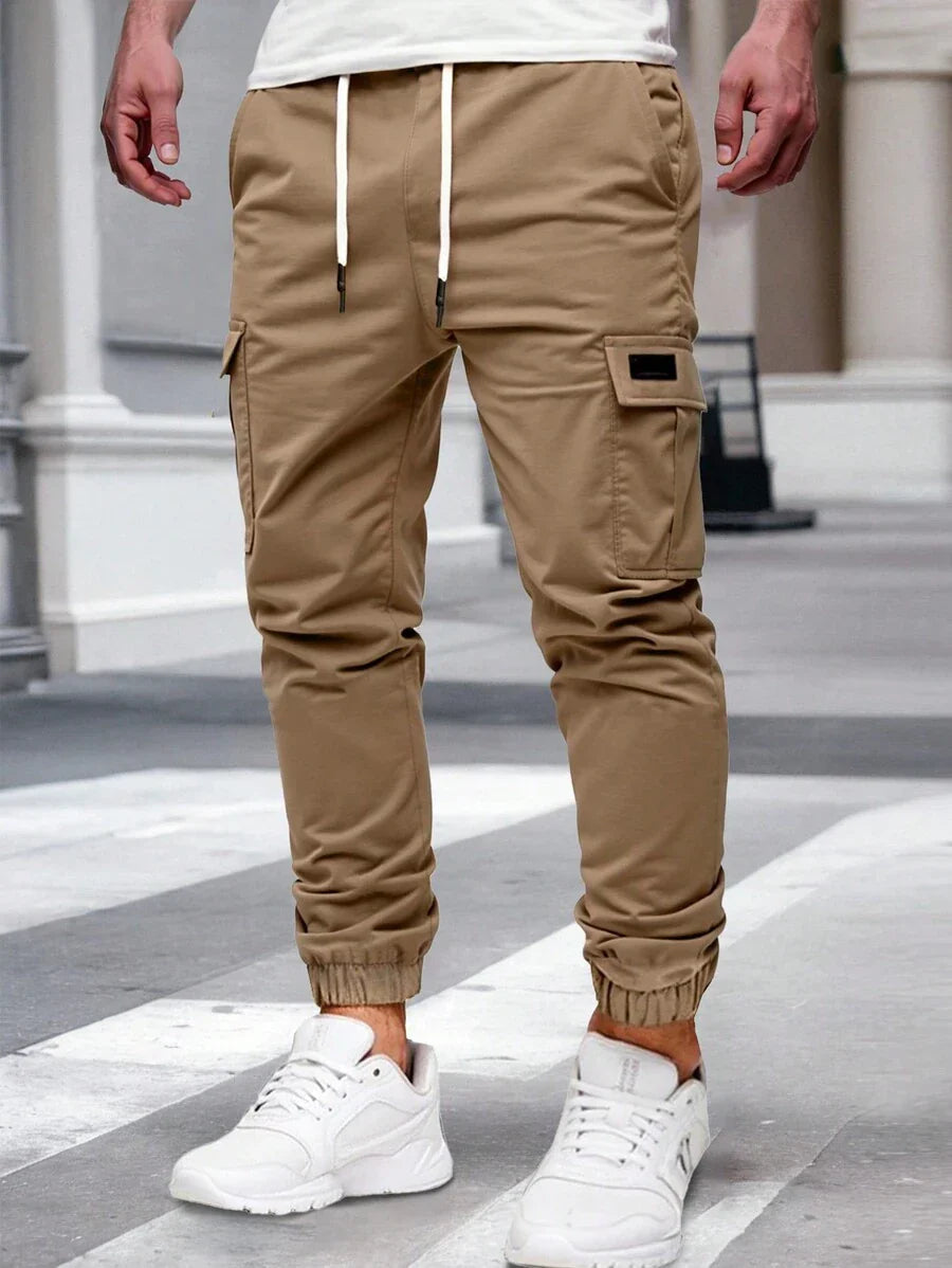 RICCARDO | Lightweight Cargo Joggers Featuring Pockets