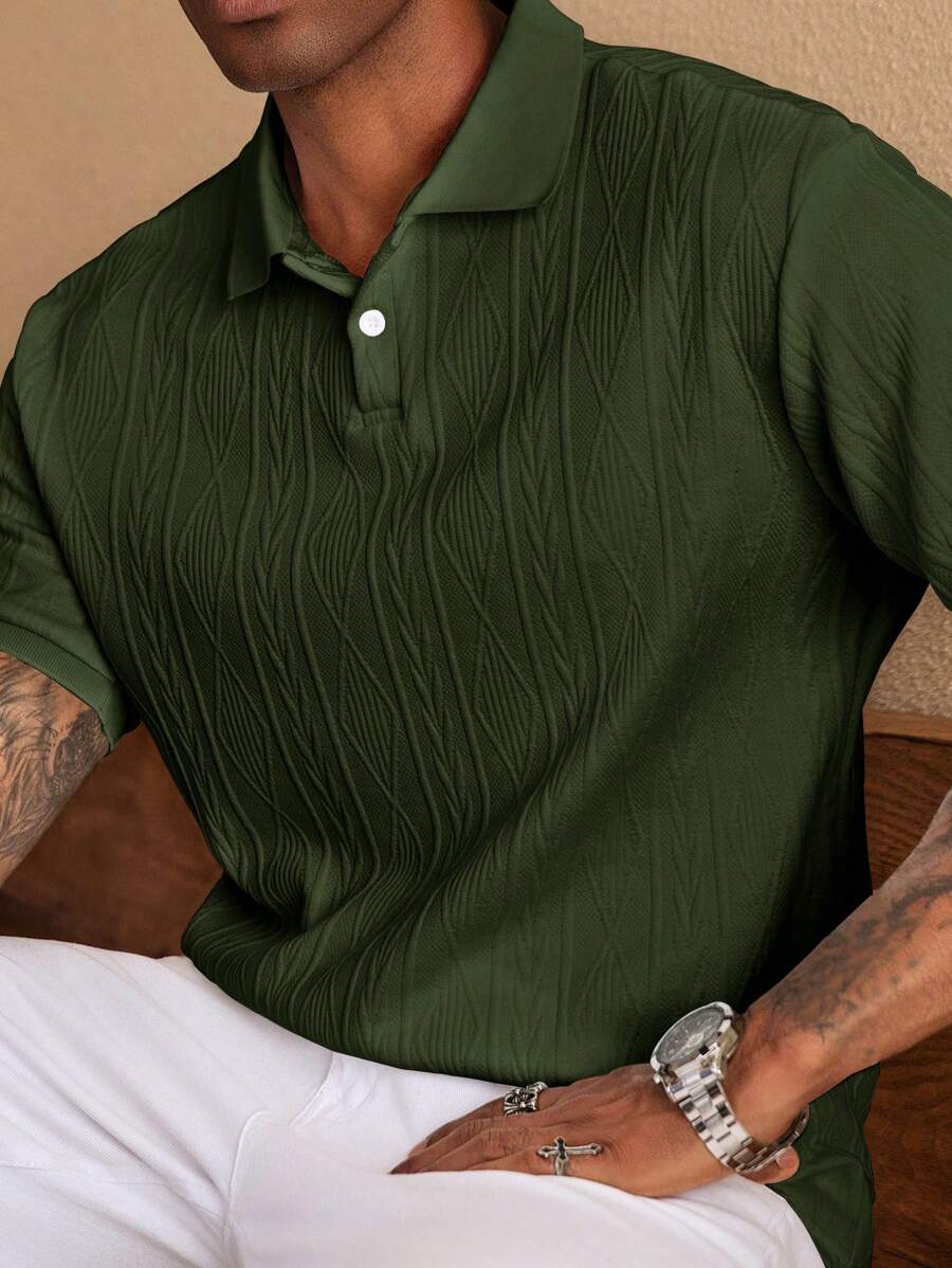 GIANNI | Relaxed Summer Polo with Button Details
