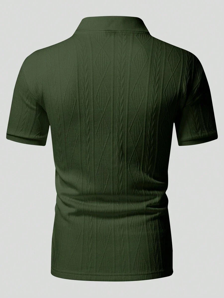 GIANNI | Relaxed Summer Polo with Button Details