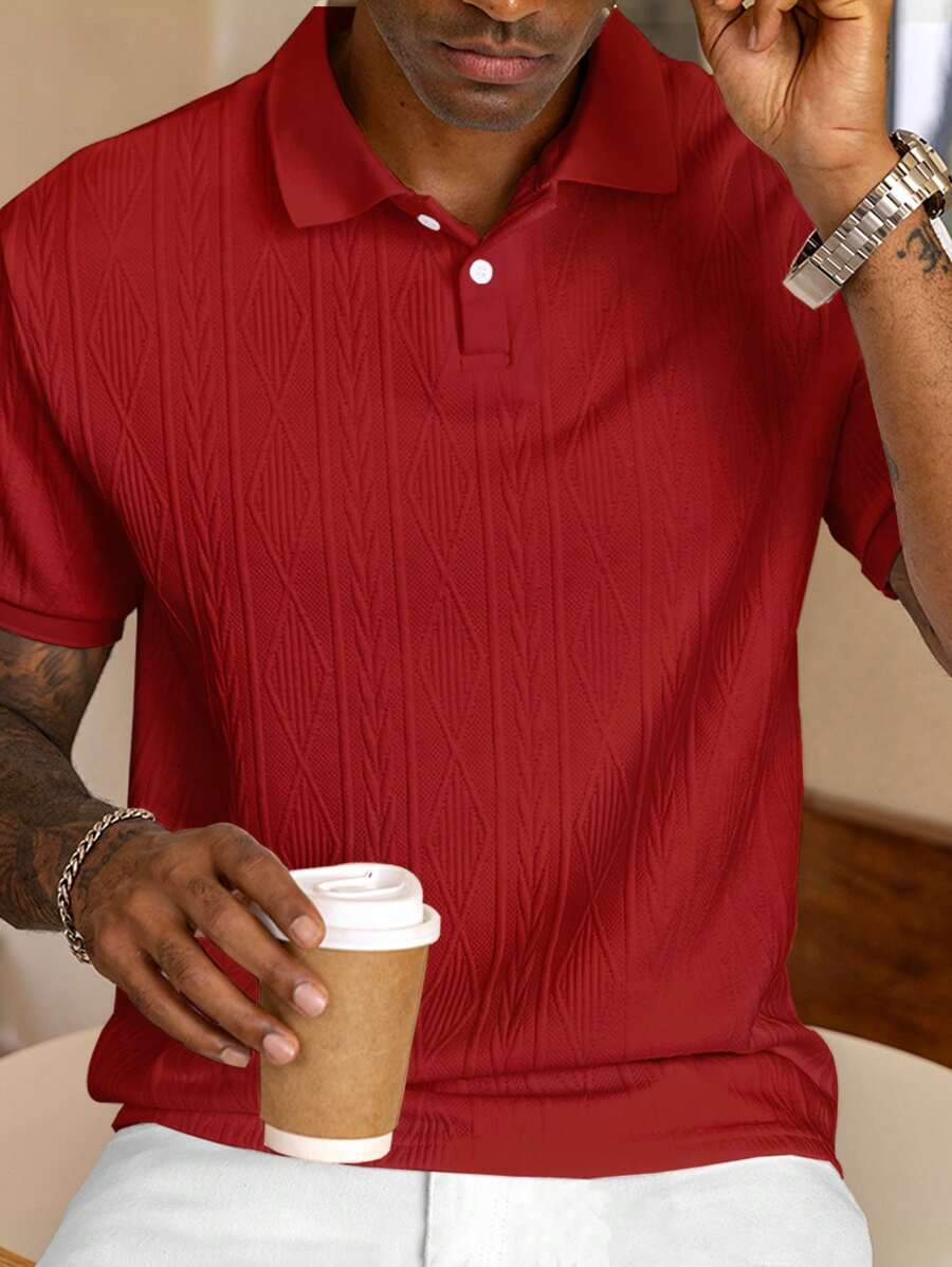 GIANNI | Relaxed Summer Polo with Button Details