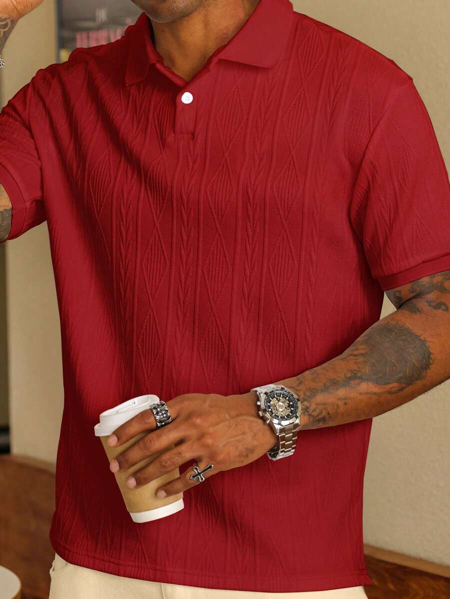 GIANNI | Relaxed Summer Polo with Button Details