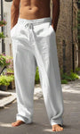 Lightweight Linen Drawstring Pants