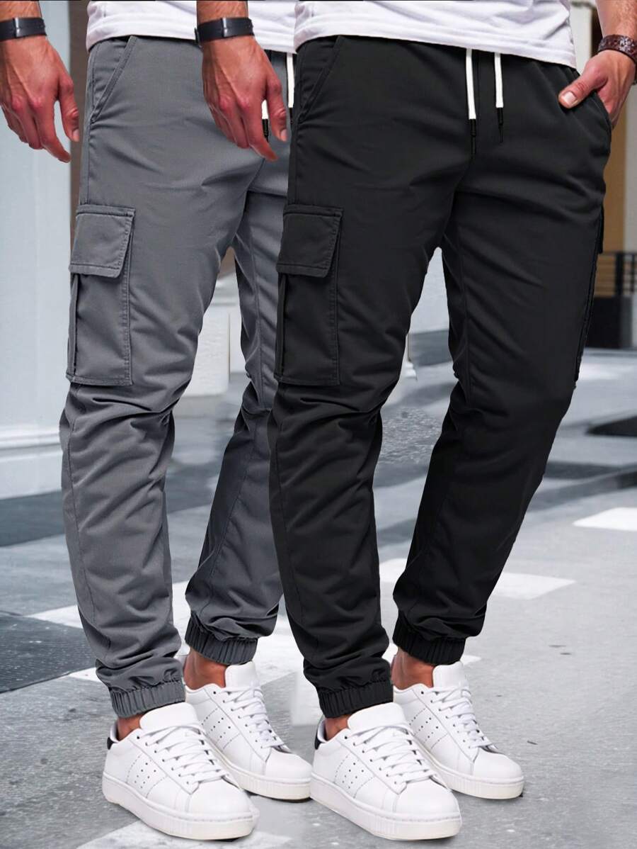 RICCARDO | Lightweight Cargo Joggers Featuring Pockets