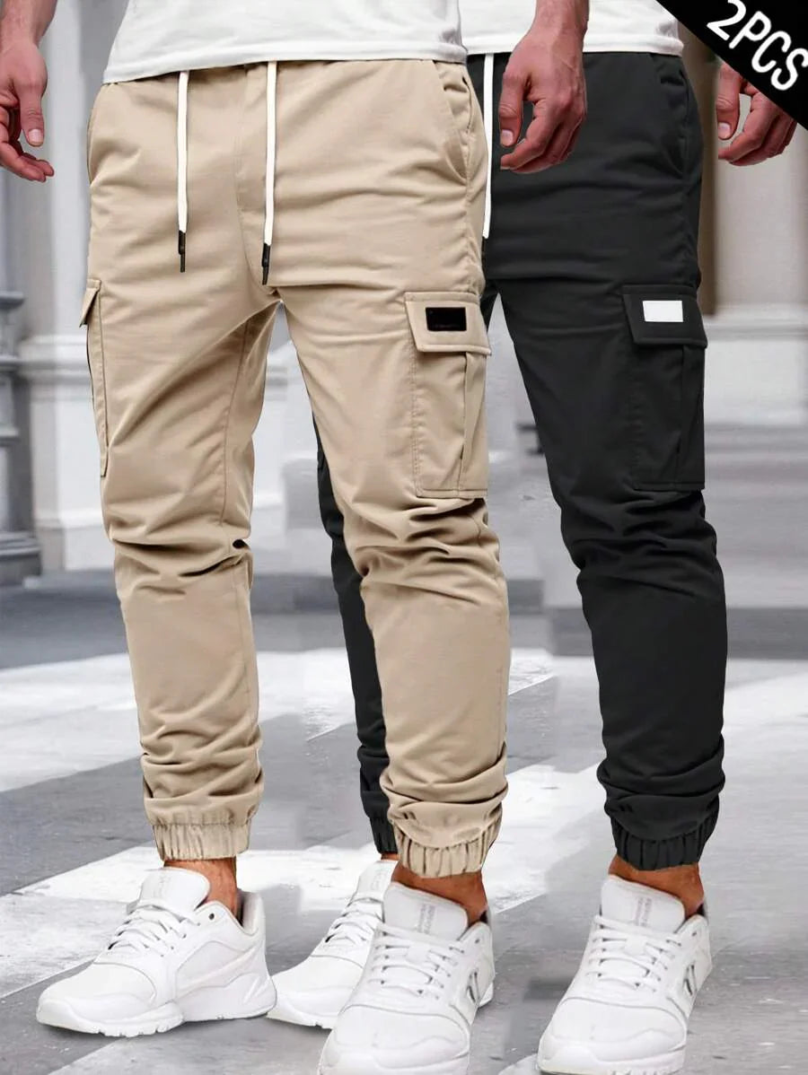 RICCARDO | Lightweight Cargo Joggers Featuring Pockets