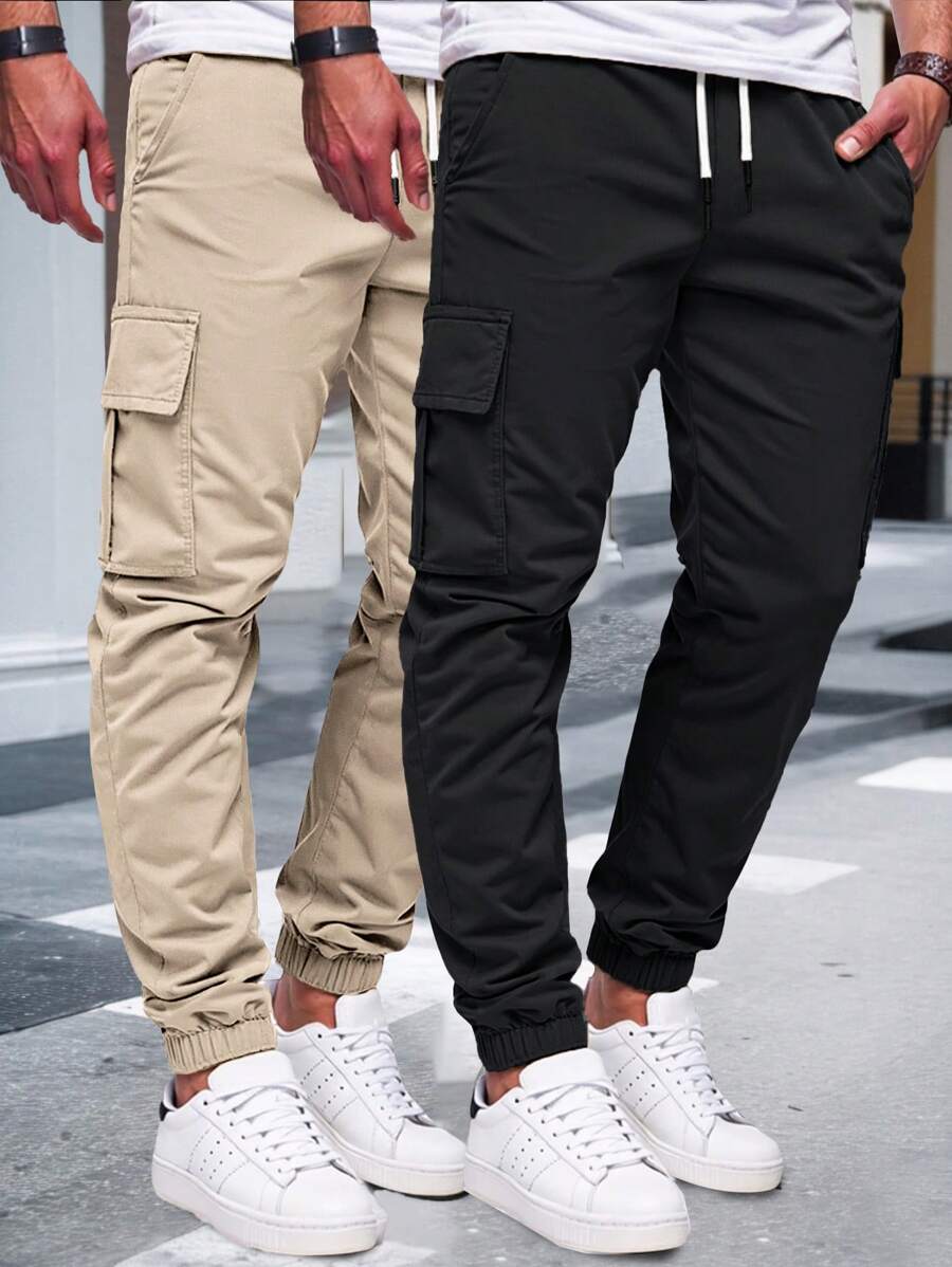 RICCARDO | Lightweight Cargo Joggers Featuring Pockets