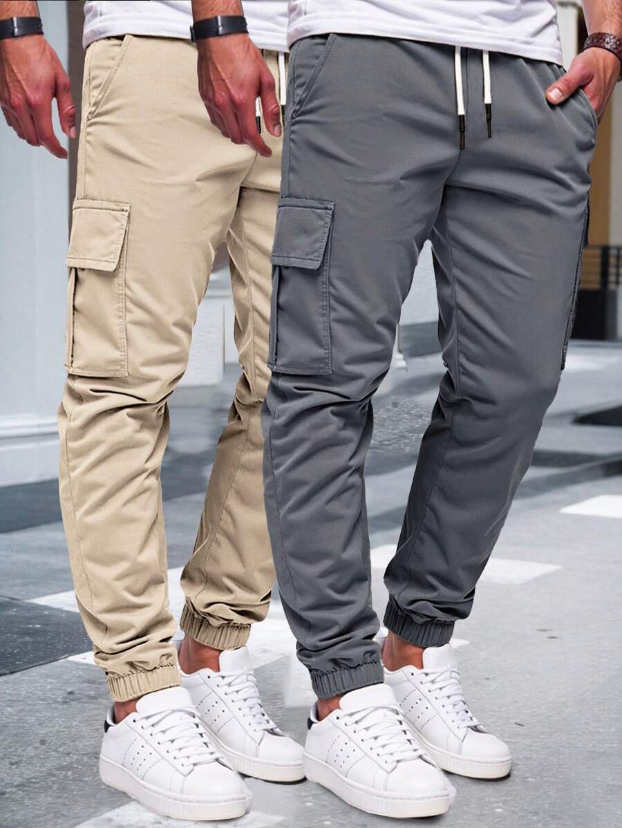 RICCARDO | Lightweight Cargo Joggers Featuring Pockets