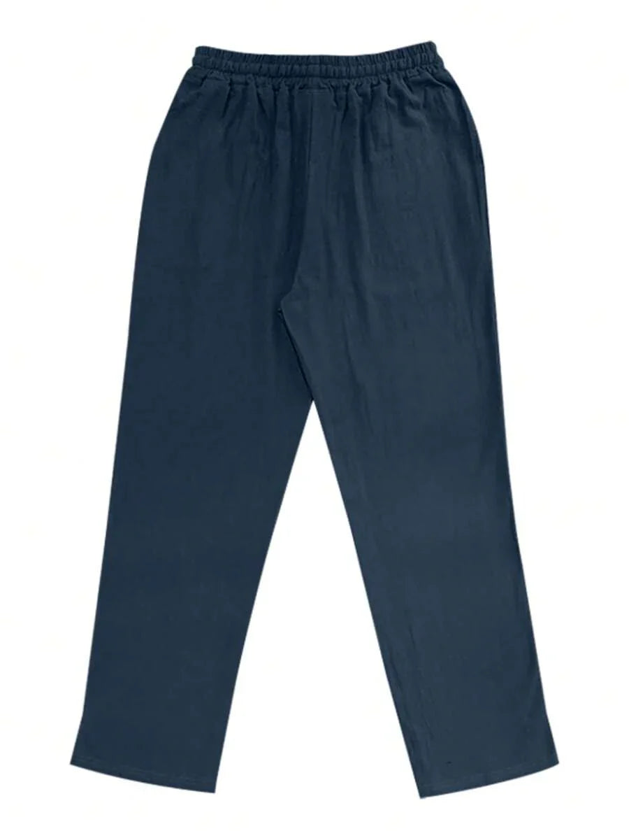 Lightweight Linen Drawstring Pants