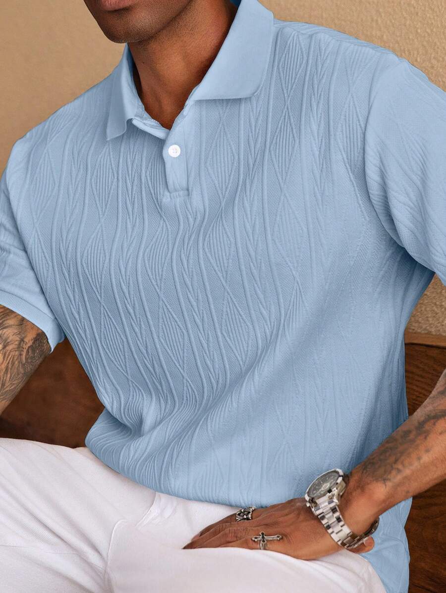 GIANNI | Relaxed Summer Polo with Button Details