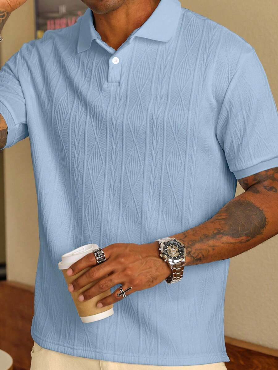 GIANNI | Relaxed Summer Polo with Button Details