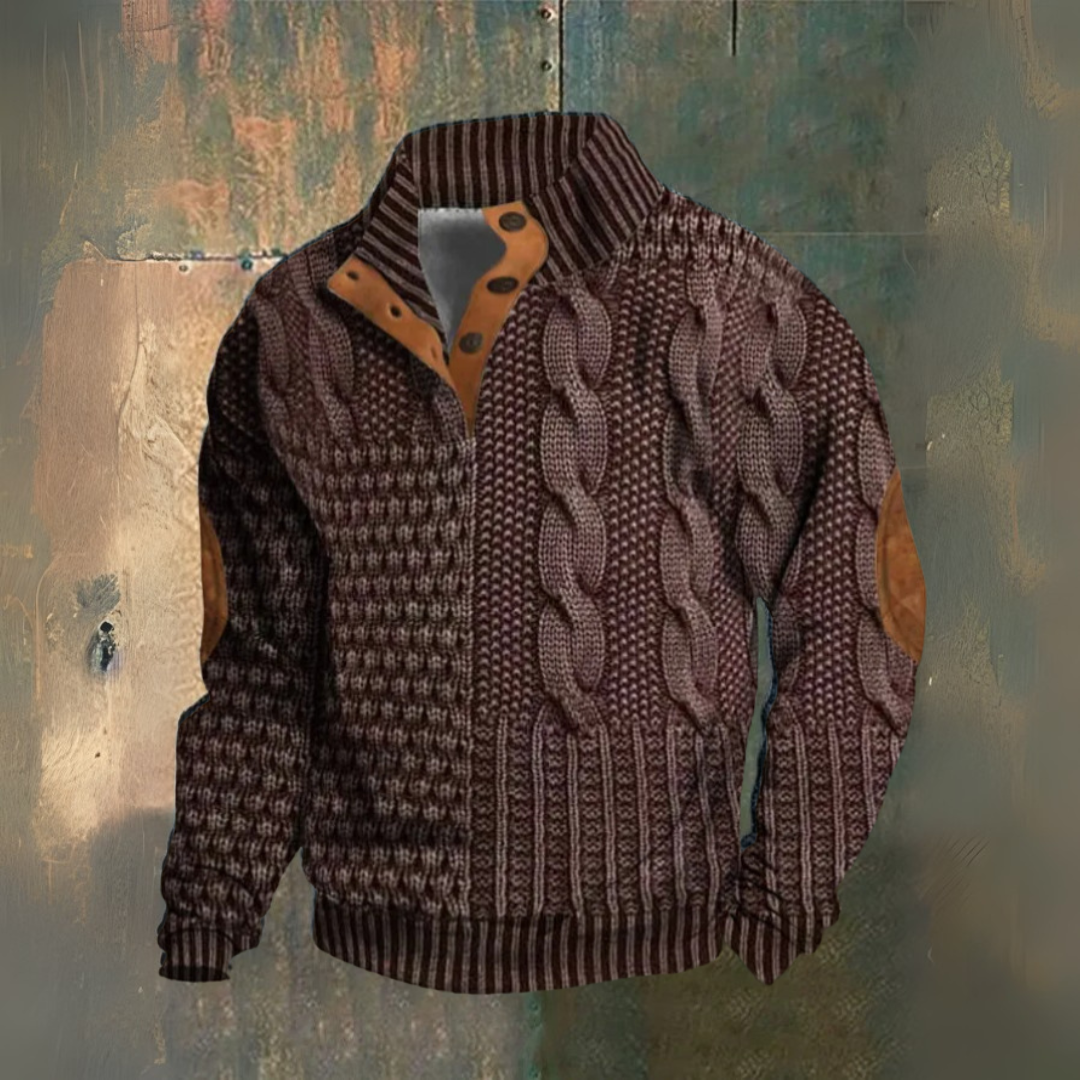 High Collar Casual Sweater