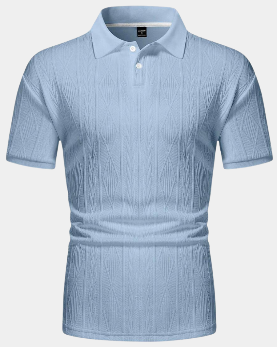 GIANNI | Relaxed Summer Polo with Button Details