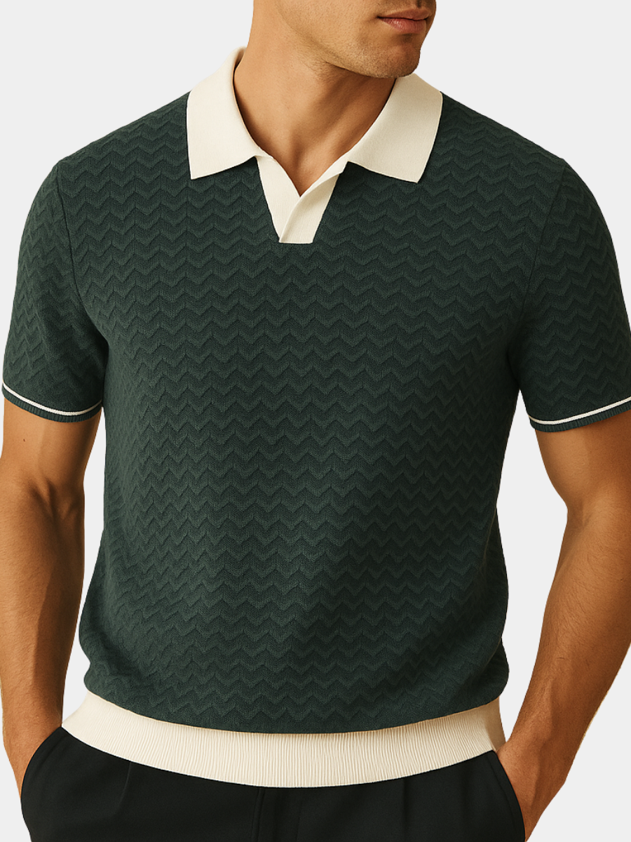 LUCA | Riccio de Fabric Polo Shirt