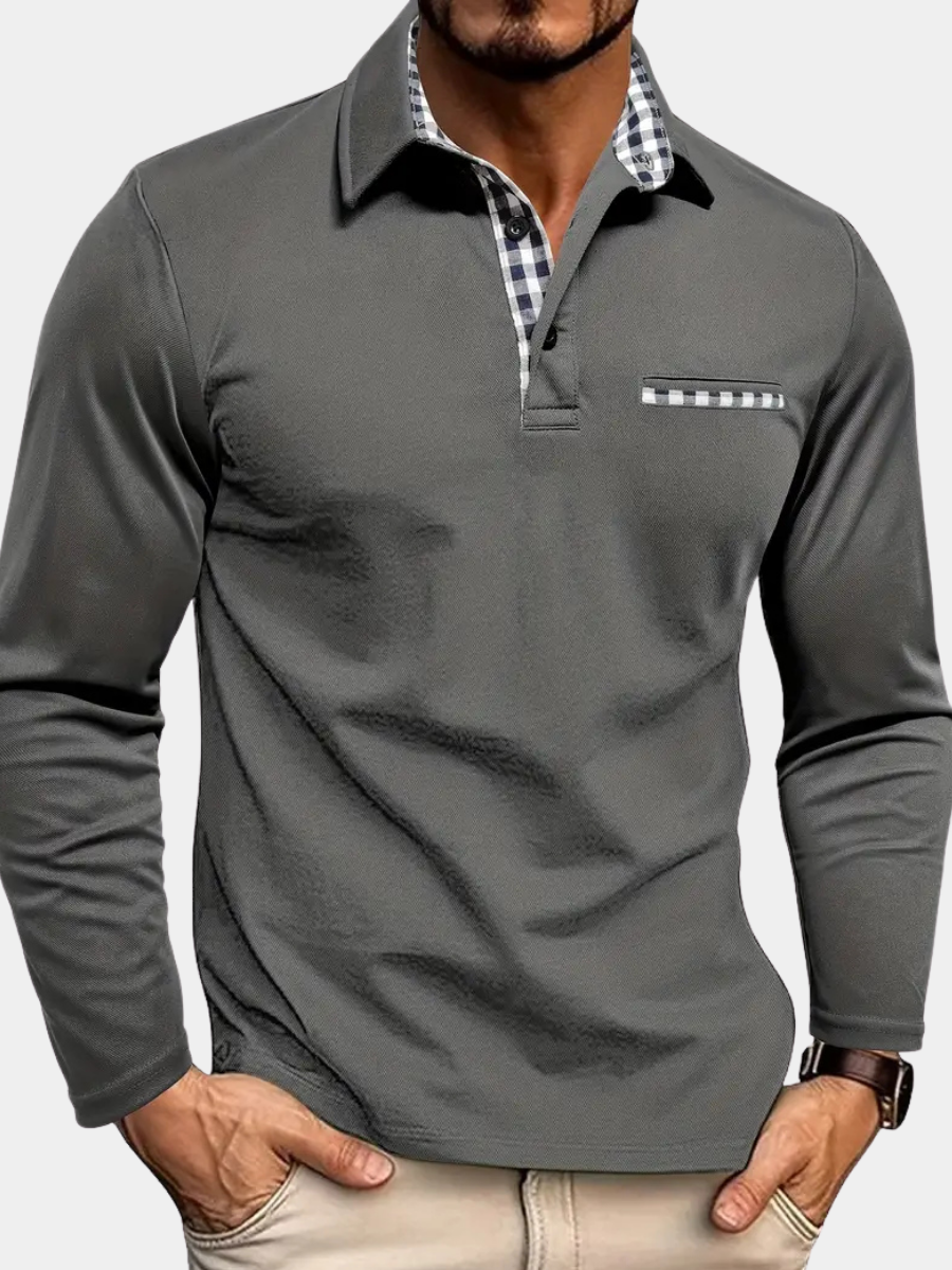 Long Sleeve Polo Shirt