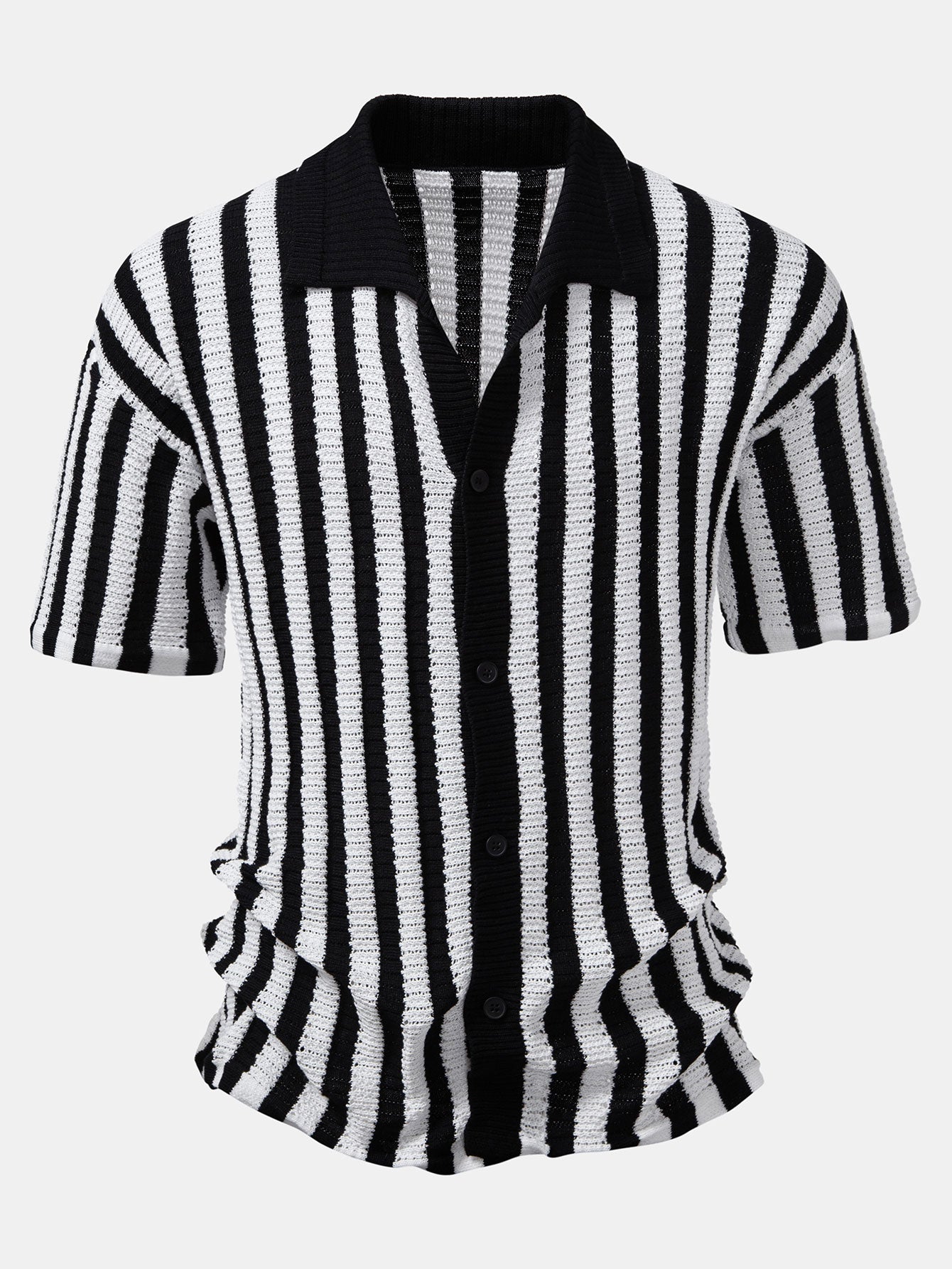 Drop Shoulder Striped Shirt