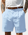 Elegant Breathable Cotton Bermuda Shorts