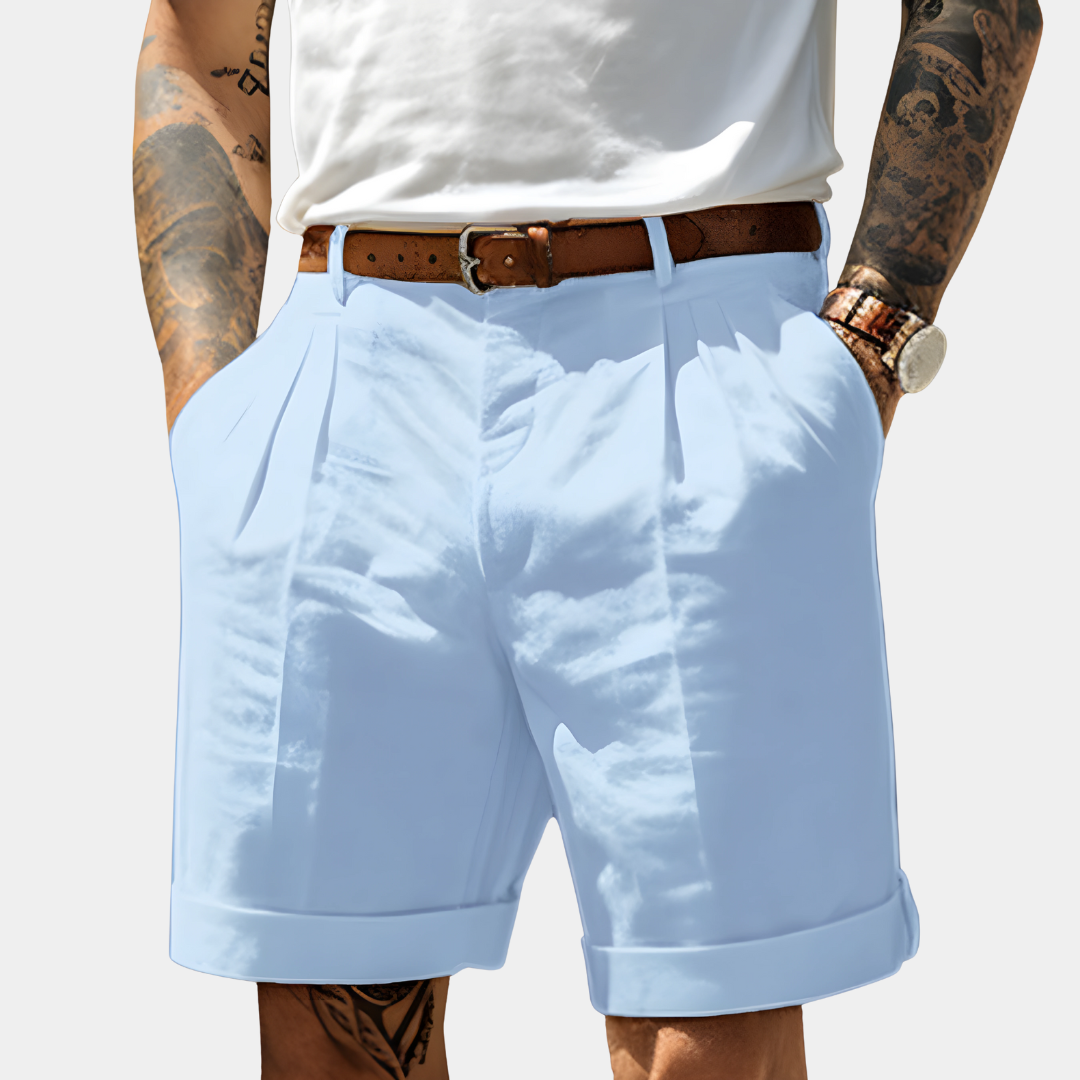 Elegant Breathable Cotton Bermuda Shorts