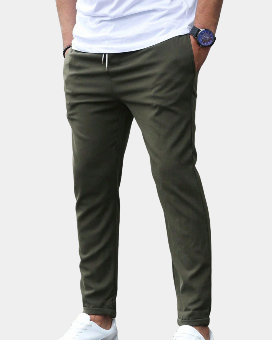 DAVID | PREMIUM LIGHTWEIGHT STRAIGHT LEG CASUAL PANTS