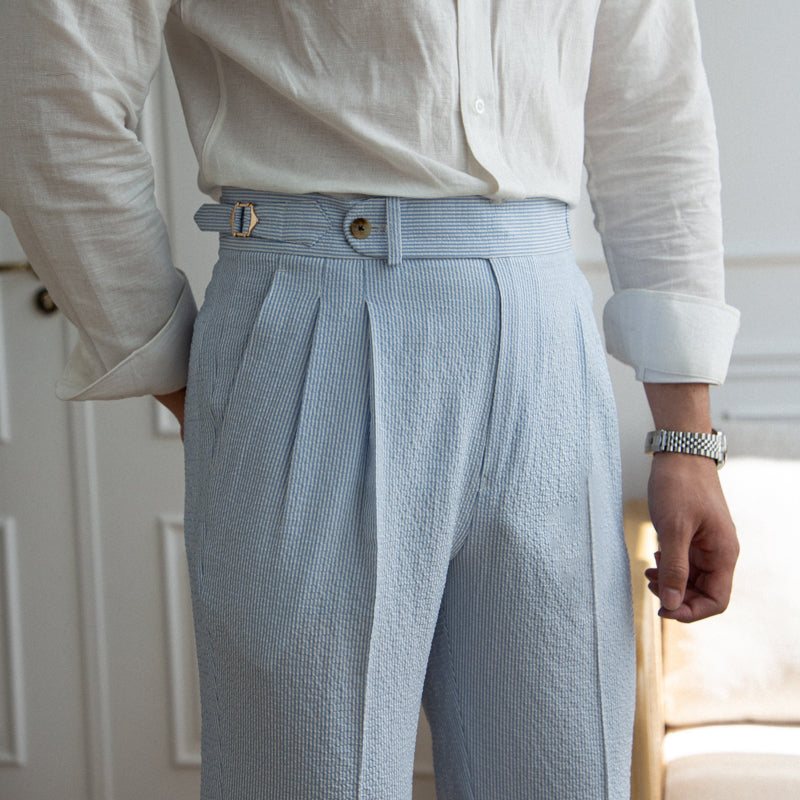 St. Tropez | Pleated Summer Trousers