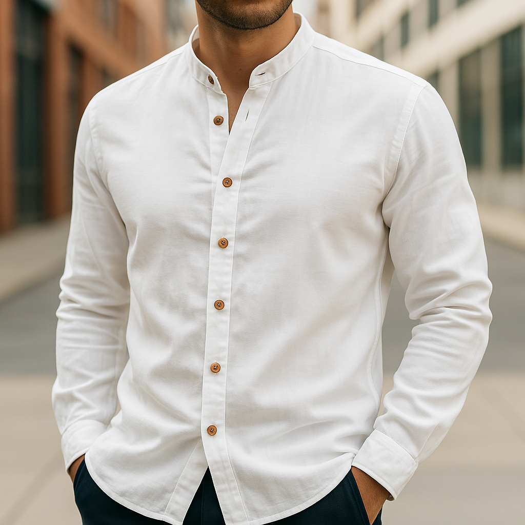 Premium Linen and Cotton Blend Shirt