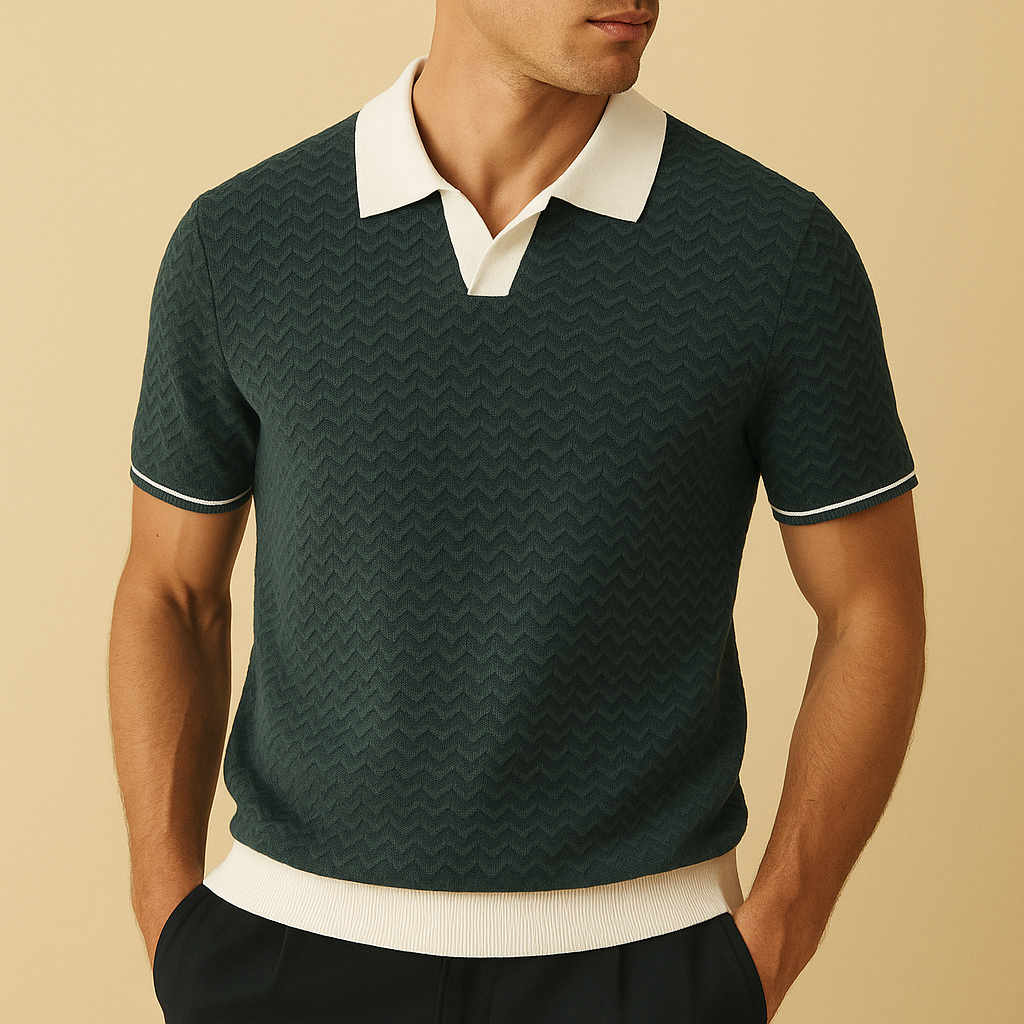 LUCA | Riccio de Fabric Polo Shirt