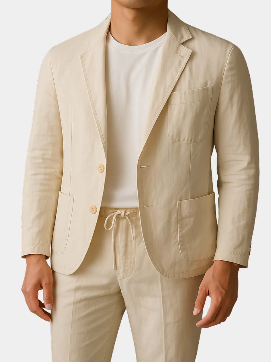 MARIO | Breezy Linen Suit