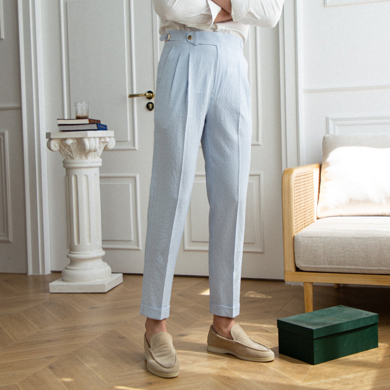 St. Tropez | Pleated Summer Trousers