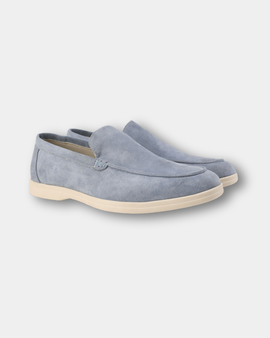 Suede Leather Slip-On Loafers
