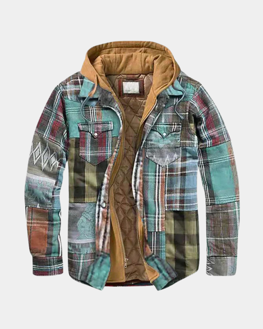 Luxury Vintage Jacket with Zipper