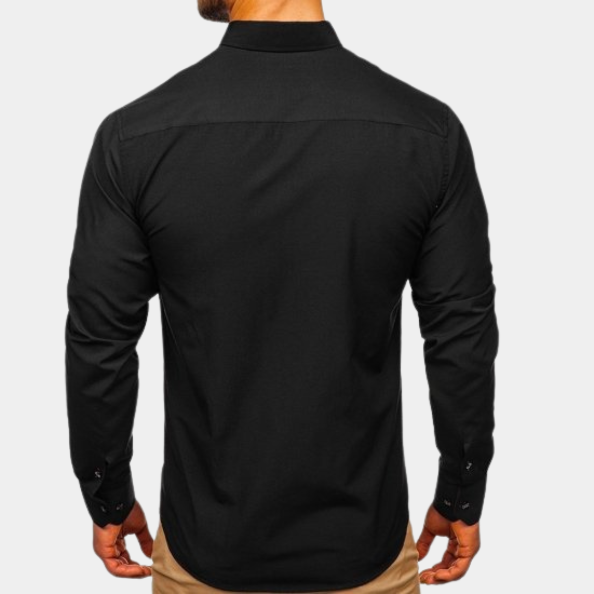 Men's Classic Long-Sleeved Shirt