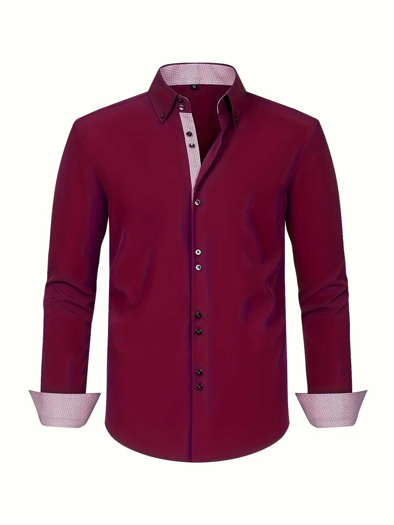 ALBERTO | Sleek Elegant Shirt with Contrasting Accents