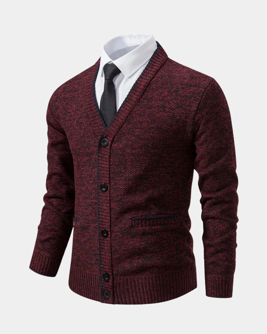 Luxury V-Neck Knit Sweater