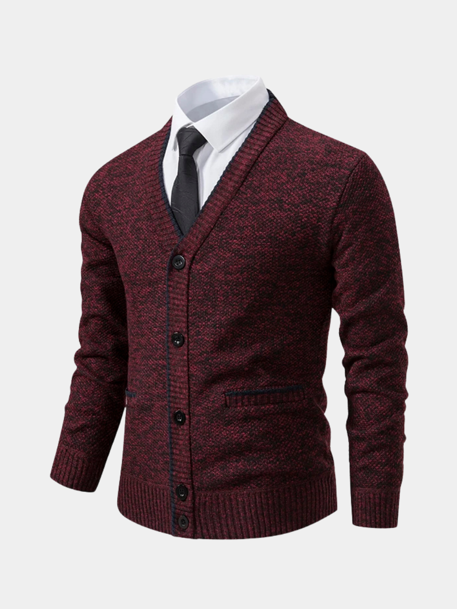 Luxury V-Neck Knit Sweater