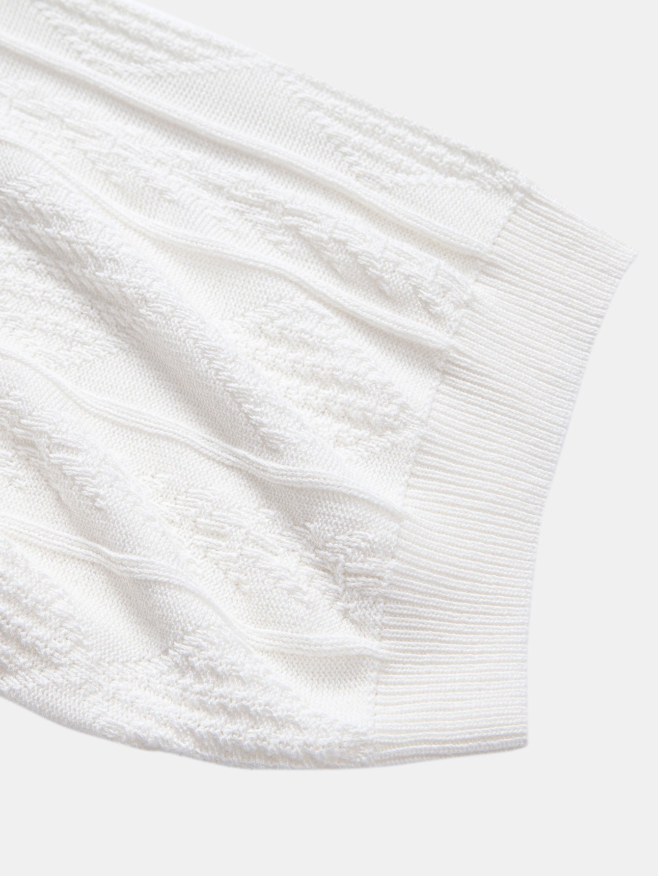 Geometric Jacquard Polo Shirt & Tailored Slim Fit Trousers