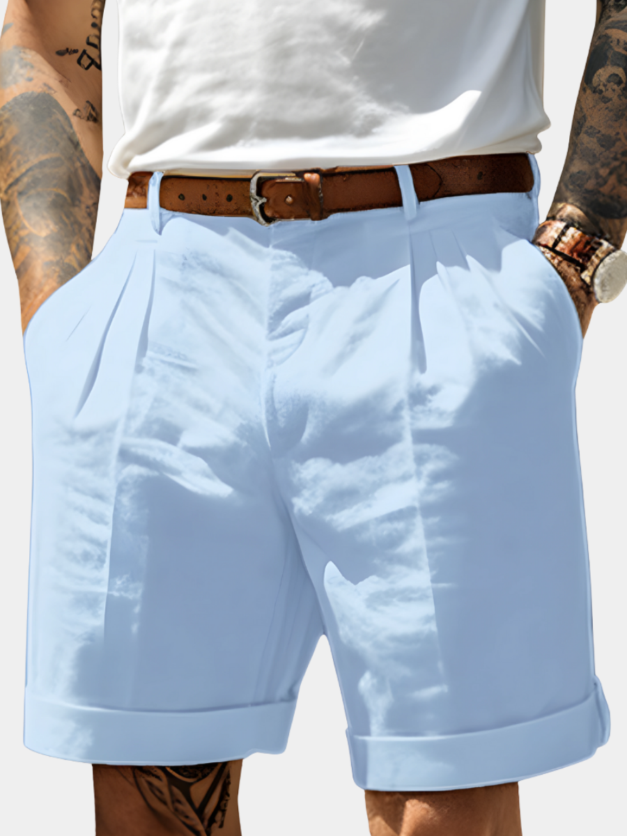 Elegant Breathable Cotton Bermuda Shorts