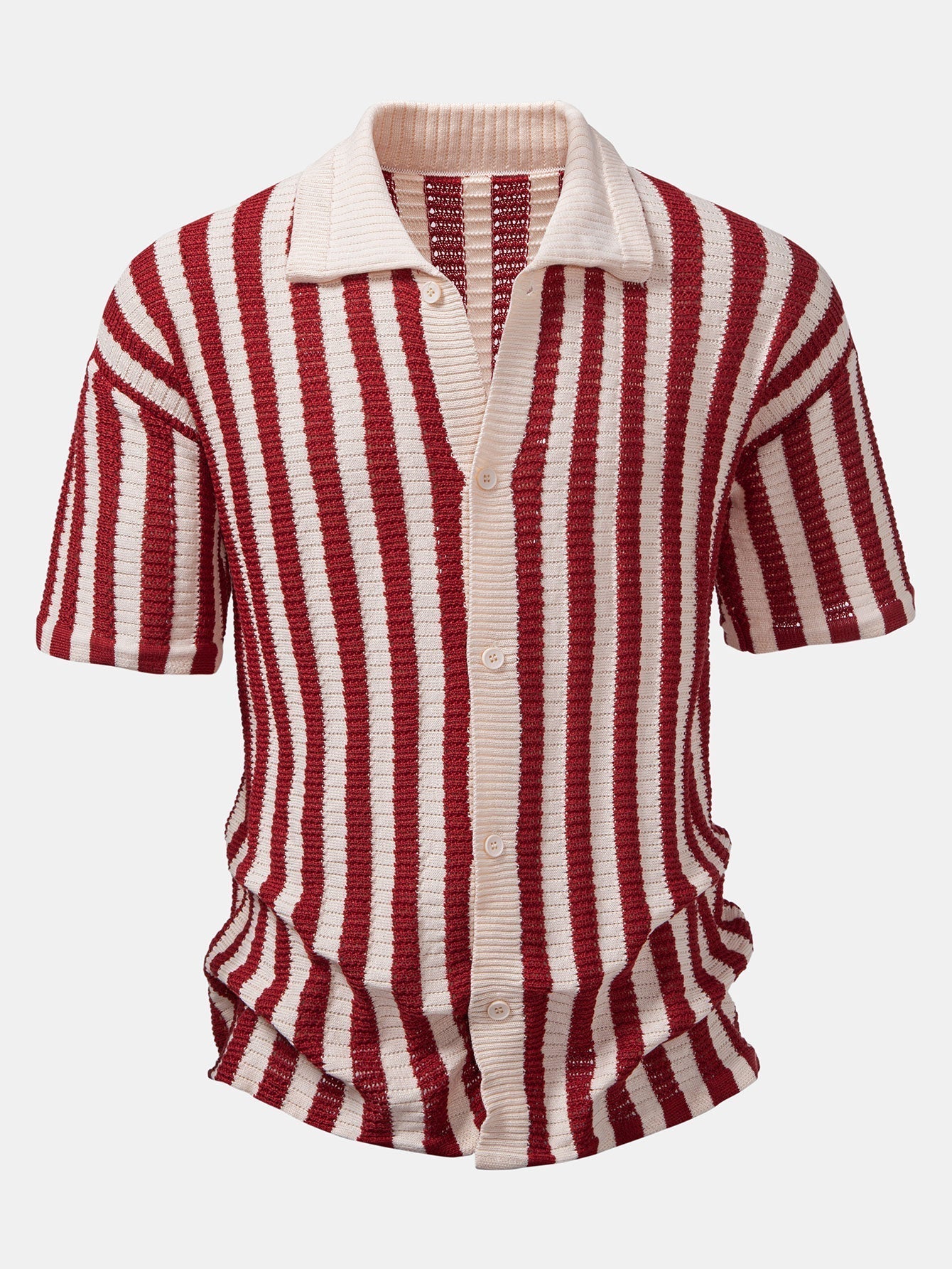 Drop Shoulder Striped Shirt