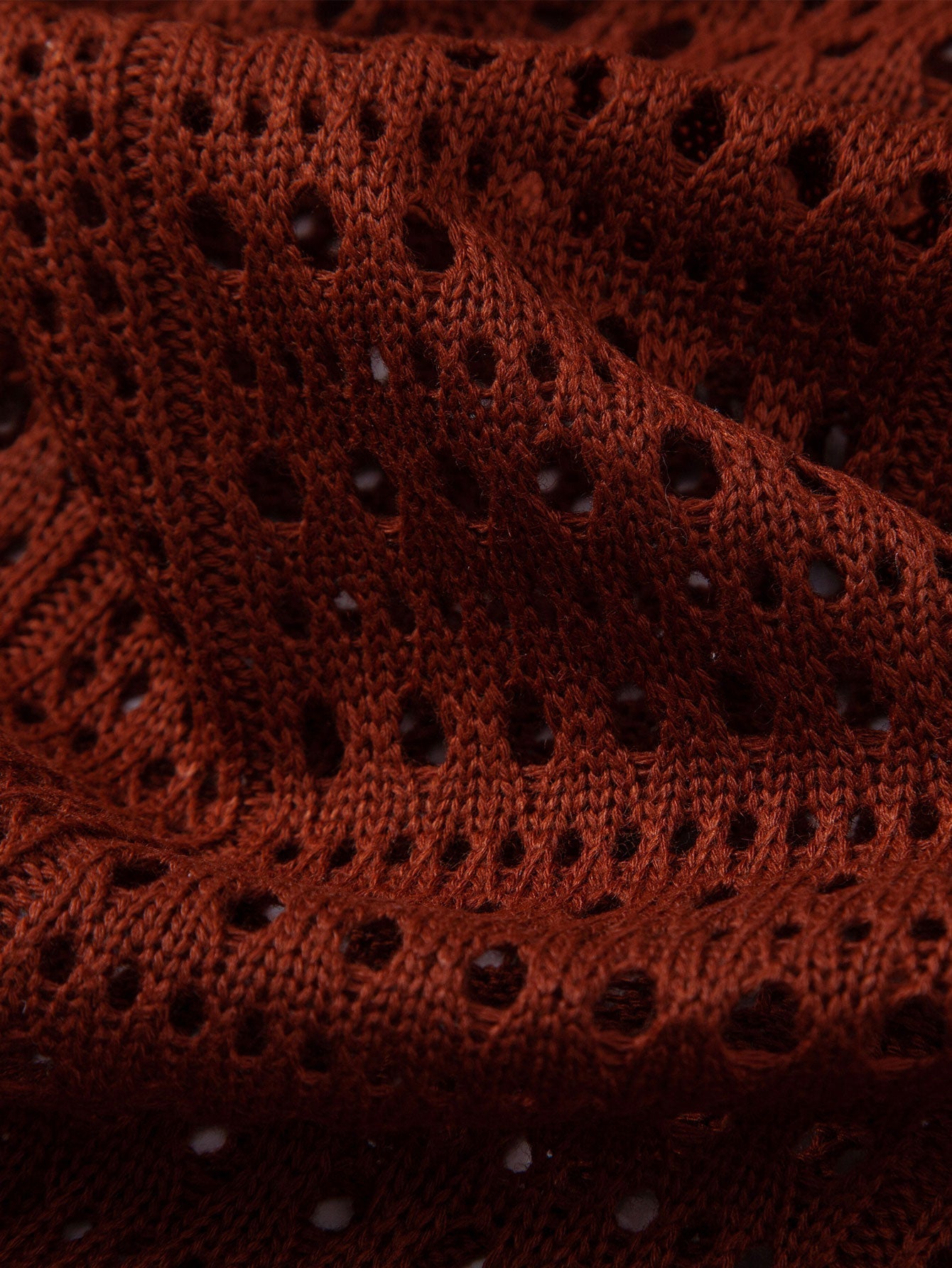 V-Neck Crochet Polo & Straight-Leg Linen Trousers