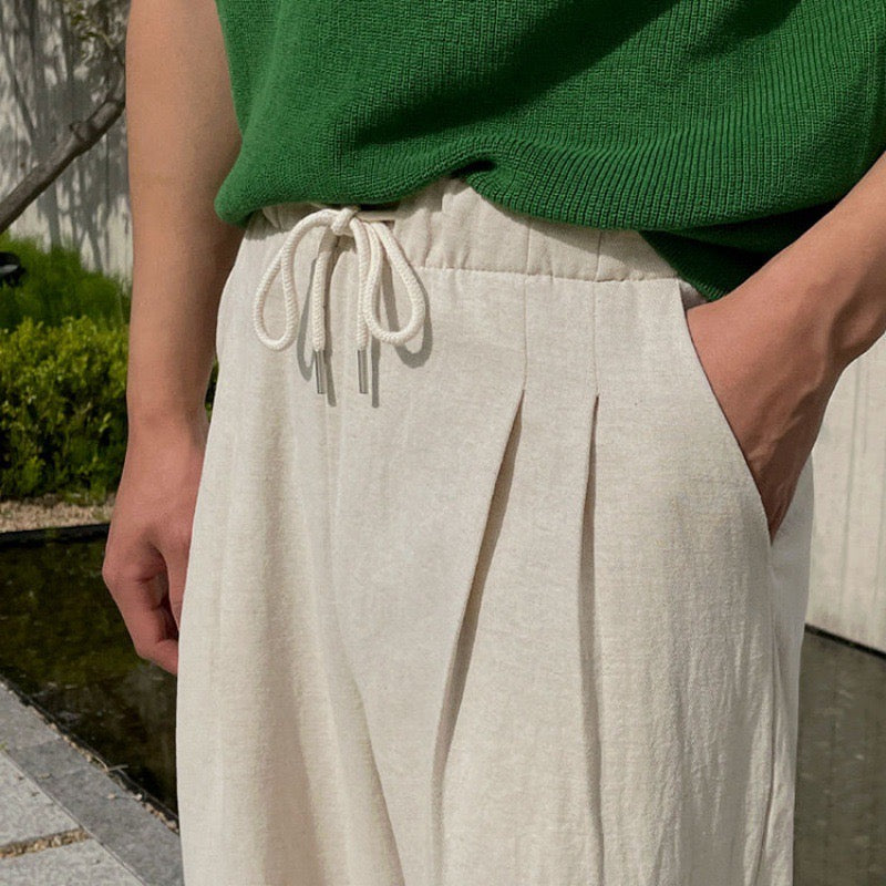 Kyoto Linen Drawstring Pants