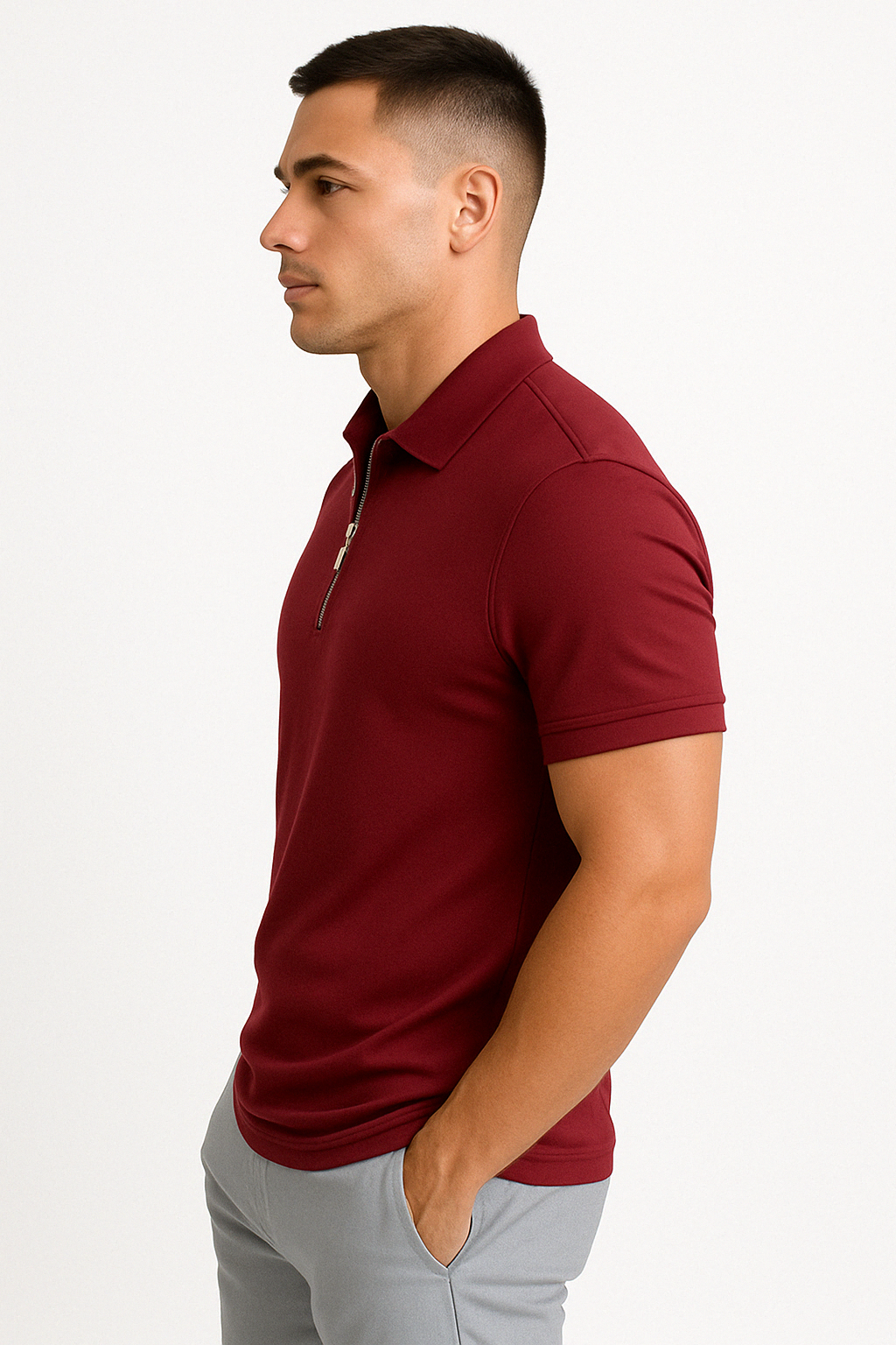 GREGORIO | CONTEMPORARY HIGH-ZIP POLO