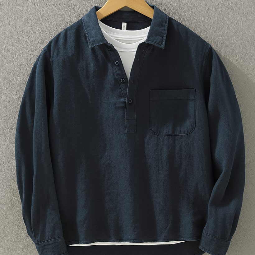LOUIS | Cotton-Linen Blend Shirt