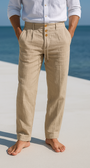 MATTEO | Breezy Linen Summer Trousers